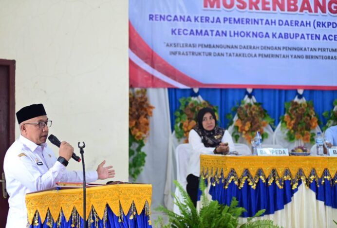 Asisten I Sekda Aceh Besar Farhan AP Tekankan Usulan Prioritas Selaras Program Dinas di Musrenbang Lhoknga
