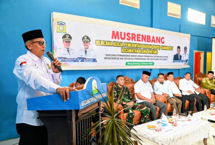 Buka Musrenbang Blang Bintang, Asisten III Sekdakab Aceh Besar Tekankan Usulan Prioritas