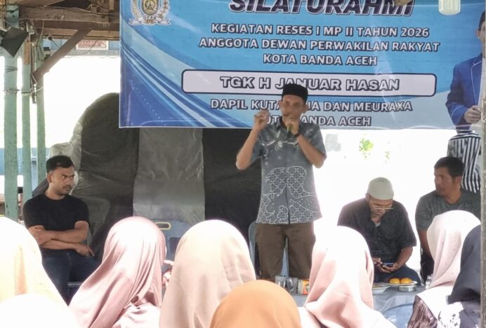 Anggota DPRK Banda Aceh Tgk Januar Hasan Gelar Reses Serap Aspirasi Warga Secara Langsung