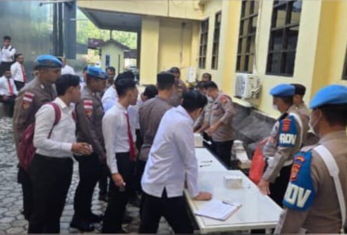 2.800 Personel Polda Aceh Jalani Tes Urine