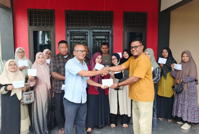 KKG PAI Aceh Timur Salurkan Bantuan Banjir Tahap II kepada 71 Guru Terdampak