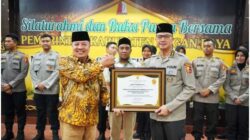 Pemkab Nagan Raya Anugerahkan Penghargaan kepada Mahasiswa STIK-PTIK Polri atas Pengabdian Pascabencana