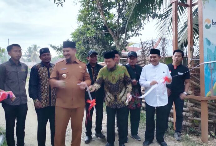 Hidayatullah Aceh dan Baitul Maal Hidayatullah Resmikan Kampung Inspirasi Desa Seumadam