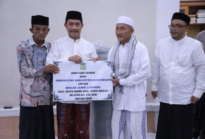 Wabup Syukri Pimpin Safari Ramadhan di Lamrabo Kuta Baro