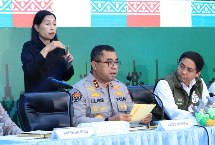 Polda Riau Bekuk 15 Tersangka Jaringan Perburuan Gajah Sumatera Lintas Provinsi