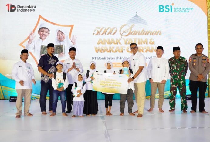 BSI Berbagi: 5.000 Anak Yatim Terima Santunan Serentak di Seluruh Indonesia