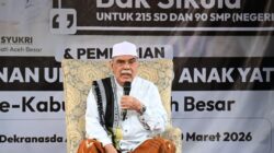 Abu Ulee Titi Apresiasi Program Beut Kitab Bak Sikula dan Santunan Anak Yatim Pemkab Aceh Besar