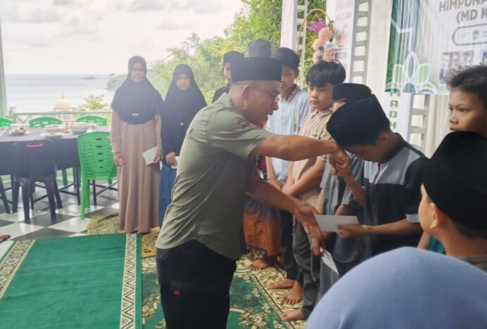 Perkuat Solidaritas, KAHMI Aceh Jaya Gelar Bukber dan Santunan Anak Yatim