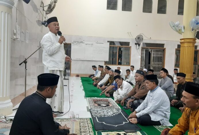 Forkopimcam Blang Bintang Gelar Safari Ramadhan di Masjid Al Munawwarah Kemukiman Meulayo