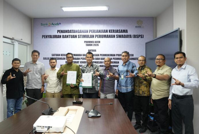 Bank Aceh Kembali Dipercaya sebagai Bank Penyalur BSPS Tahun 2026
