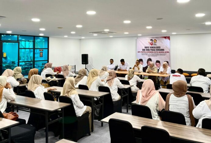 DPC Gerindra Banda Aceh Gelar Buka Puasa Bersama