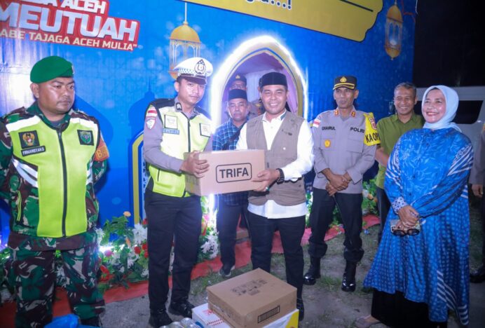 Bupati Aceh Besar Tinjau Pospam Lhoknga, Pastikan Mudik Lebaran Aman dan Lancar