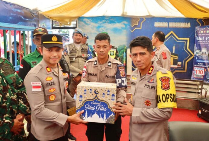 Kapolda Aceh Tinjau Pos Pelayanan Operasi Ketupat Seulawah 2026 di Aceh Besar