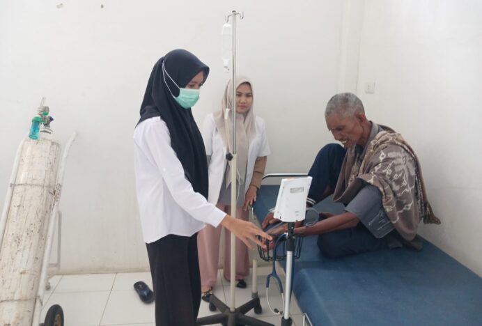 Usai Lebaran, Nakes Puskesmas Kuta Malaka Kembali Berikan Pelayanan kepada Masyarakat