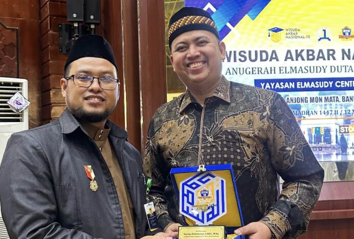 Anggota DPRK Banda Aceh Tuanku Muhammad Raih Elmasudy Duta Quran Award IVTahun 2026
