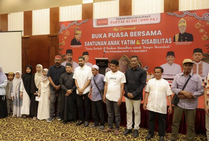 Gubernur Aceh Buka Puasa Bersama dan Santuni Anak Yatim serta Penyandang Disabilitas