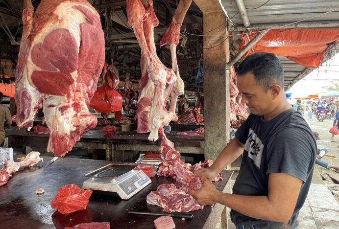 Harga Daging Meugang Tembus Rp 170 Ribu/Kg di Aceh Besar