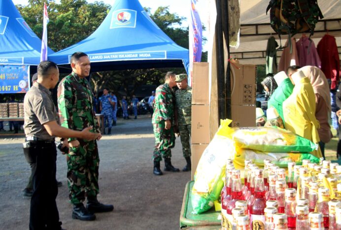 Kodim 0101/KBA Hadirkan Bazar Murah Ramadhan, Solusi Belanja Hemat Warga Kota