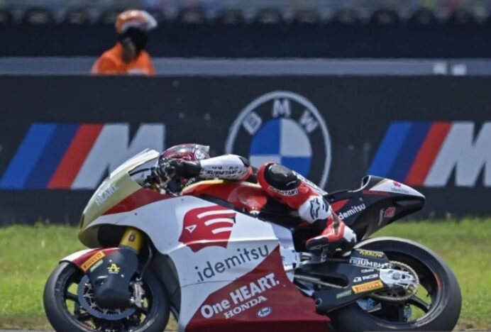 Mario Aji Gagal Finis di Moto2 GP Amerika 2026, Duel Sengit Berujung Petaka di Lap Akhir