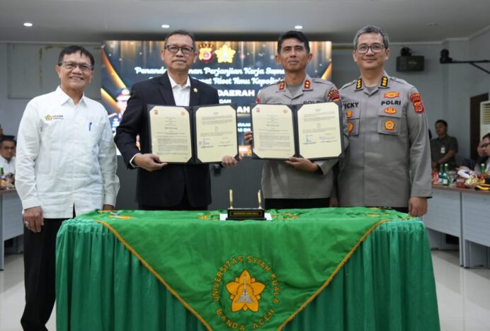 USK dan Polda Aceh Bentuk Pusat Riset Ilmu Kepolisian