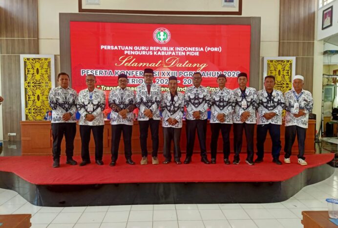 Terpilih Aklamasi, Dr Ismet Ketua PGRI Pidie Periode 2025–2030