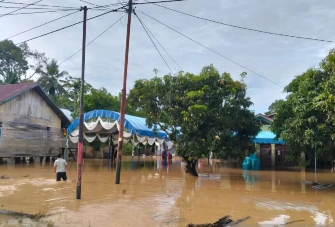 Empat Desa di Aceh Barat Terendam Banjir Luapan
