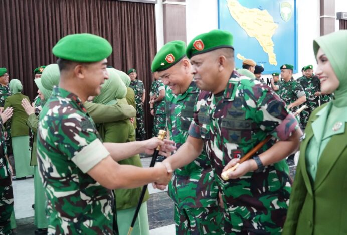 Pangdam Pimpin Sertijab dan Tradisi Satuan Pejabat Kodam IM