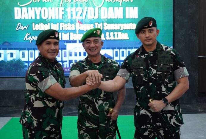 Letkol Inf Fiska Bagus Tri Sunaryanto Resmi Jabat Dandim 0104/Aceh Timur