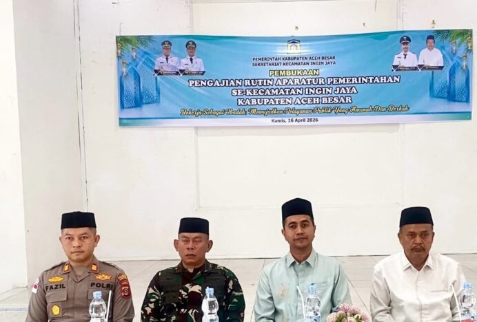 Pengajian Aparatur Digelar, Camat Ingin Jaya Tekankan Disiplin dan Ketaqwaan