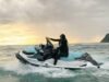 Serunya Wisata Jetski di Gelombang Pantai Lampuuk Aceh Besar