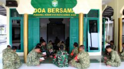 Prajurit Kodim 0101/KBA Doakan Kesembuhan Praka Riko Pramudia