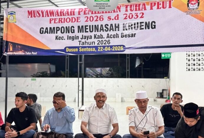 Gampong Meunasah Krueng Tuntaskan Pemilihan Tuha Peut 2026–2032 Secara Demokratis