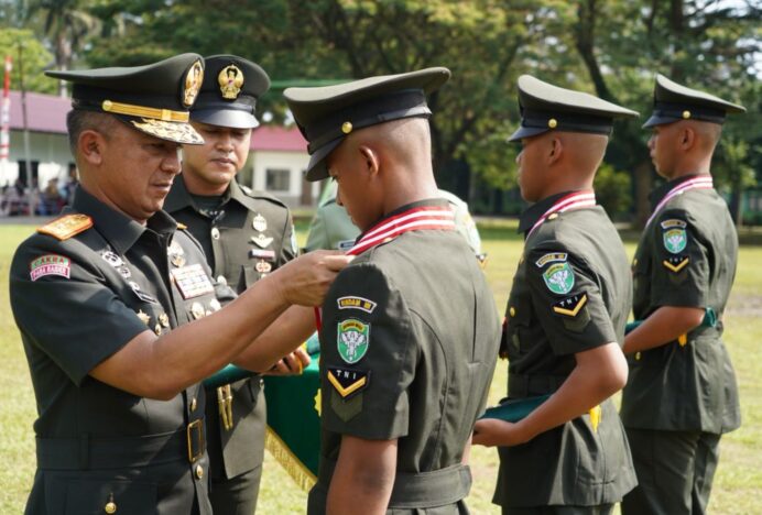Pangdam IM Pimpin Penutupan Dikmaba Infanteri TNI AD Gelombang I TA 2026