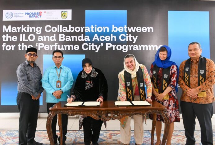 Pemko Banda Aceh dan ILO Resmi Berkolaborasi Perkuat Program “Kota Parfum”