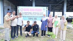 Tim Kementerian Lingkungan Hidup Apresiasi Pengelolaan Sampah TPS 3R Gampong Ateuk Cut Aceh Besar