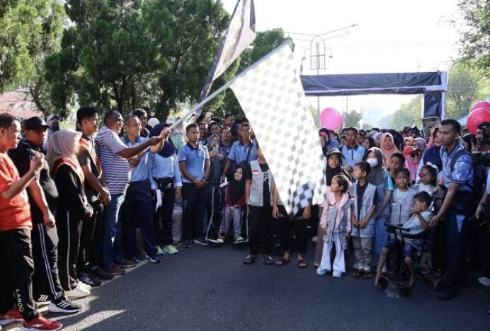 Meriahkan HUT ke-80 TNI AU, Harmoni Kebersamaan Warnai Car Free Day dan Charity Funwalk di Banda Aceh