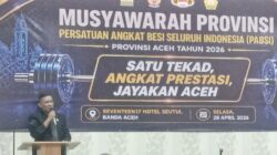 Pon Yaya akan Perjuangkan Atlet Berprestasi jadi PNS, Saat Buka Musprov PABSI Aceh