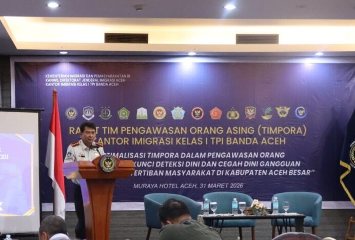 Imigrasi Banda Aceh Perkuat Sinergi Timpora untuk Pengawasan Orang Asing