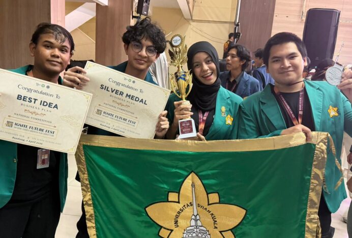 Usung “SENARA Magazine”, Tim Mahasiswa USK Sabet Silver Medal dan Best Idea Nasional