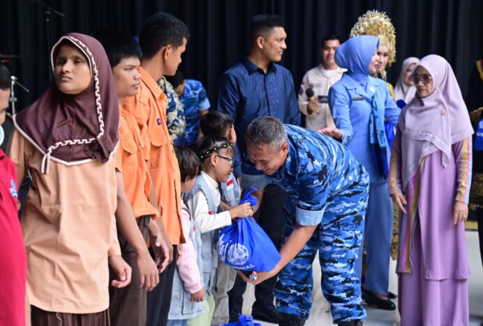 Lanud SIM Gelar Ragam Kegiatan Sosial Meriahkan HUT ke-80 TNI AU di Banda Aceh