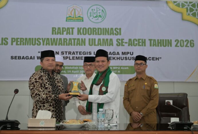 Gelar Rakor, MPU Aceh Perkuat Peran Lembaga dalam Implementasi Kekhususan