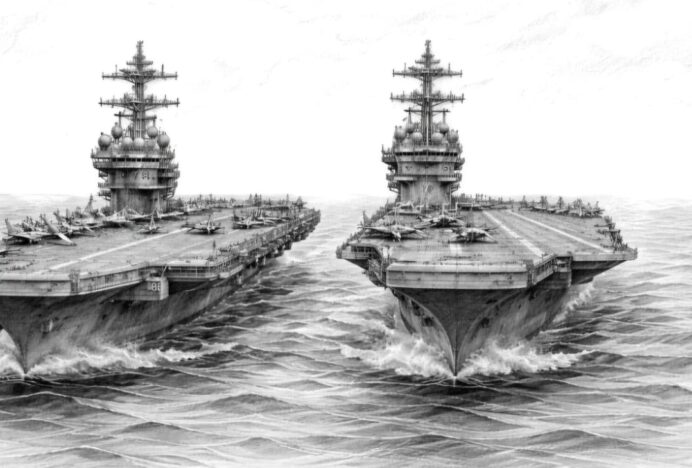 Kapal Anti-Ranjau Laut Amerika Terlihat Mulai Dekati Selat Hormuz