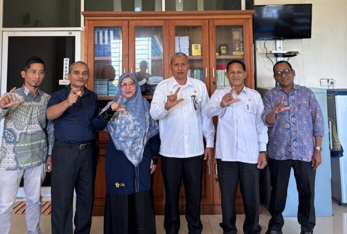 Pemkab Aceh Besar Terima Audiensi Tim KKN USK