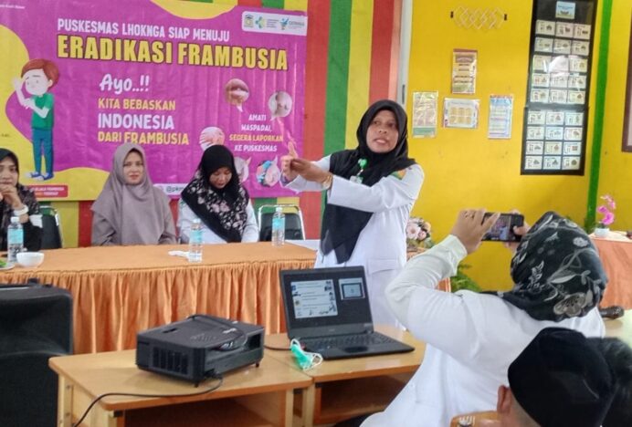 Puskesmas Lhoknga Gencarkan Edukasi dan Skrining, Dukung Eradikasi Frambusia di Sekolah