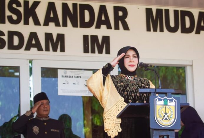 821 Tahun Banda Aceh, Perjalanan Panjang Kota Religius dan Berbudaya Wali Kota Illiza Irup HUT ke-821 di Lapangan Jasdam IM