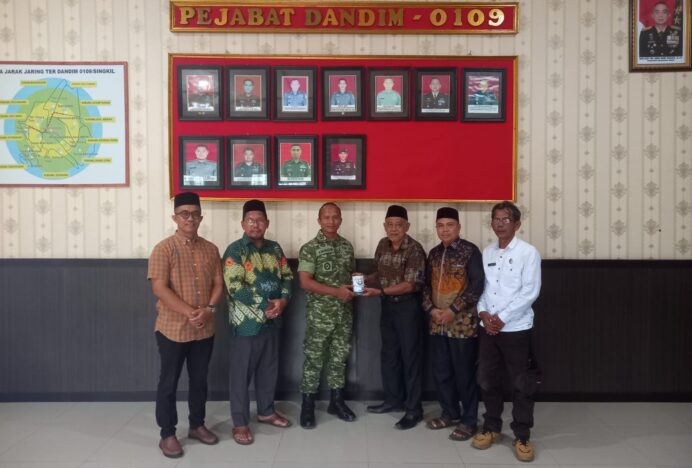 Dandim 0109 Aceh Singkil Letkol Kav, Aminuddin Dukung Gerakan Seibu (Sehari seribu) yang di Galang PCNU Aceh Singkil