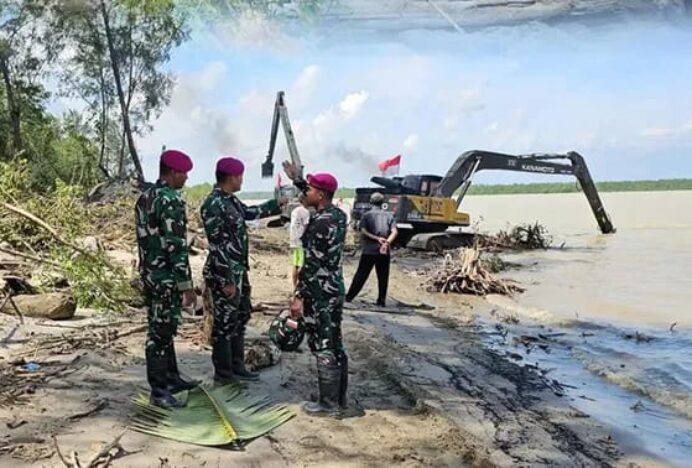 Kabar Baik! Marinir Buka Jalur Navigasi Aceh Tamiang, Nelayan Kini Bisa Melaut Normal