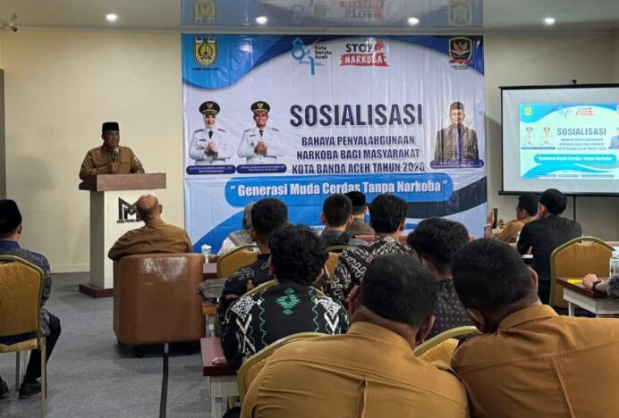 Kesbangpol Kota Banda Aceh Gelar Sosialisasi Bahaya Narkoba untuk Generasi Muda