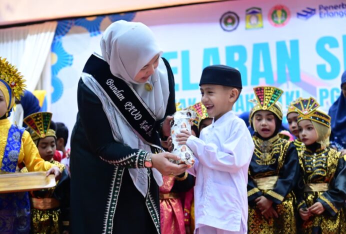 Ratusan Murid Ramaikan Pagelaran Seni Tari TK Se-Aceh Besar