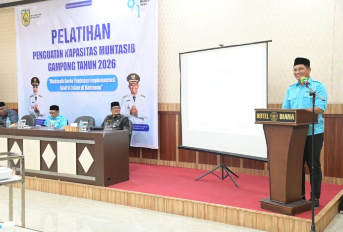 Wakil Wali Kota Banda Aceh Buka Pelatihan Penguatan Kapasitas Muhtasib Gampong 2026
